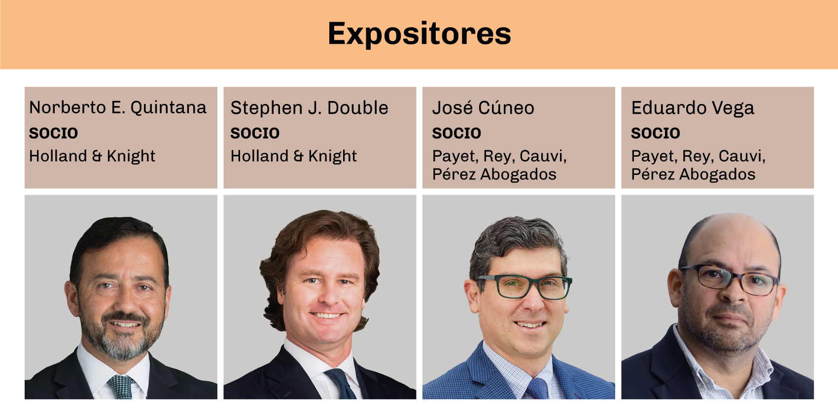 Expositores
