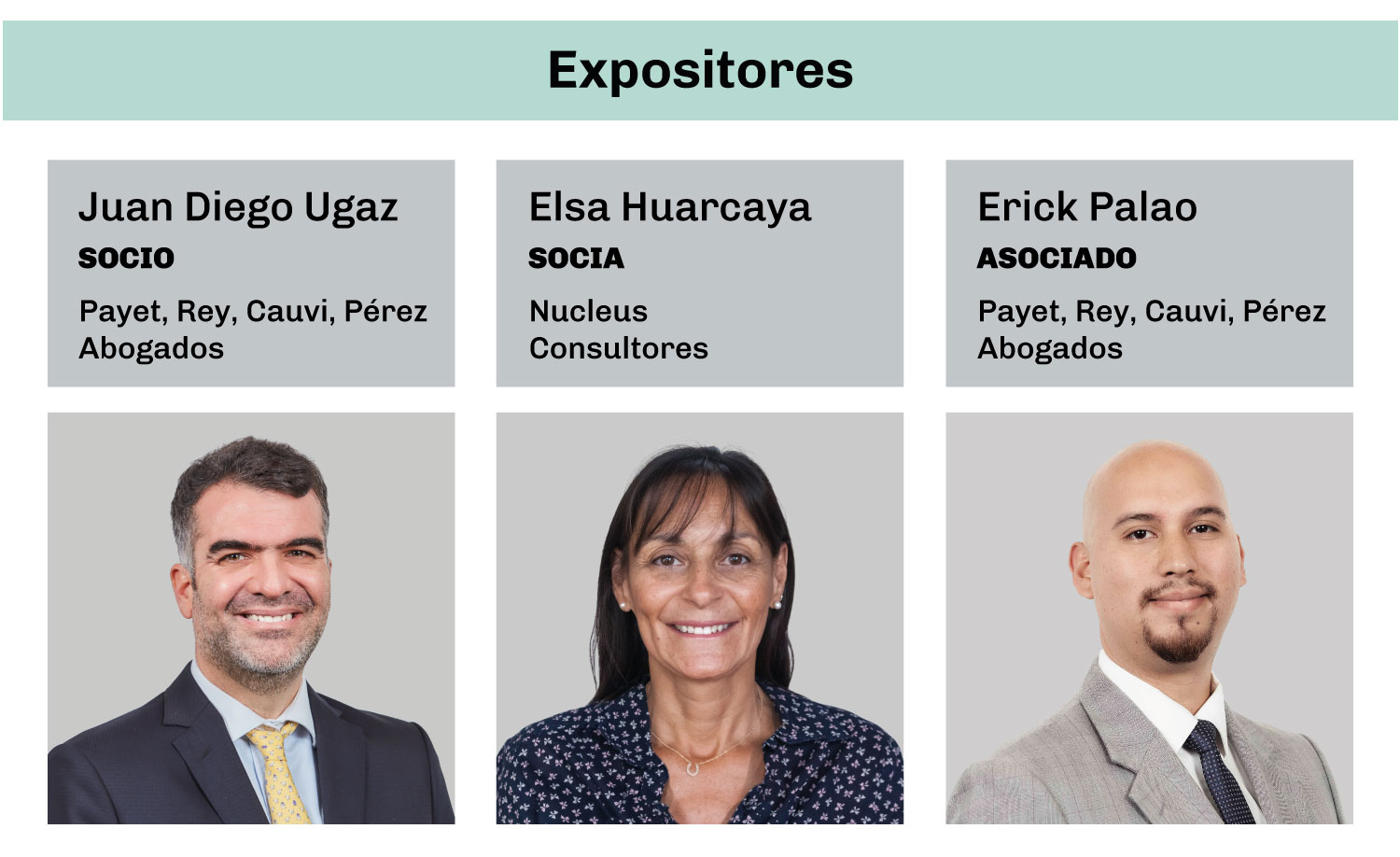 Expositores