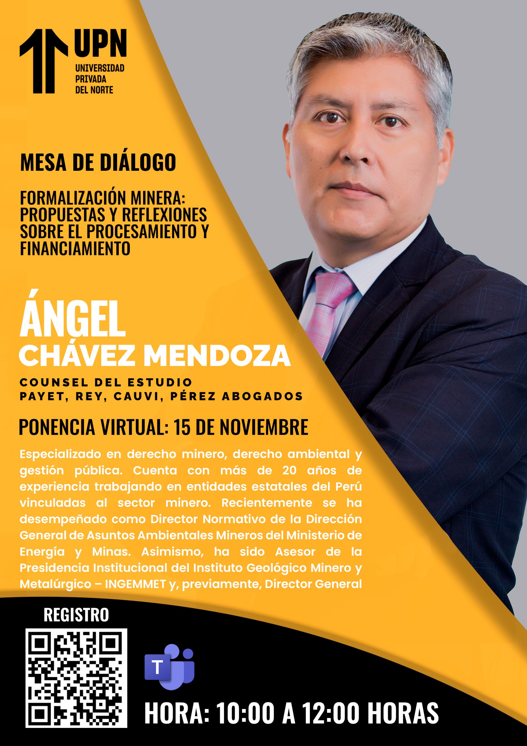 Flyer Mesa de Diálogo &#8211; Ángel Chávez Mendoza