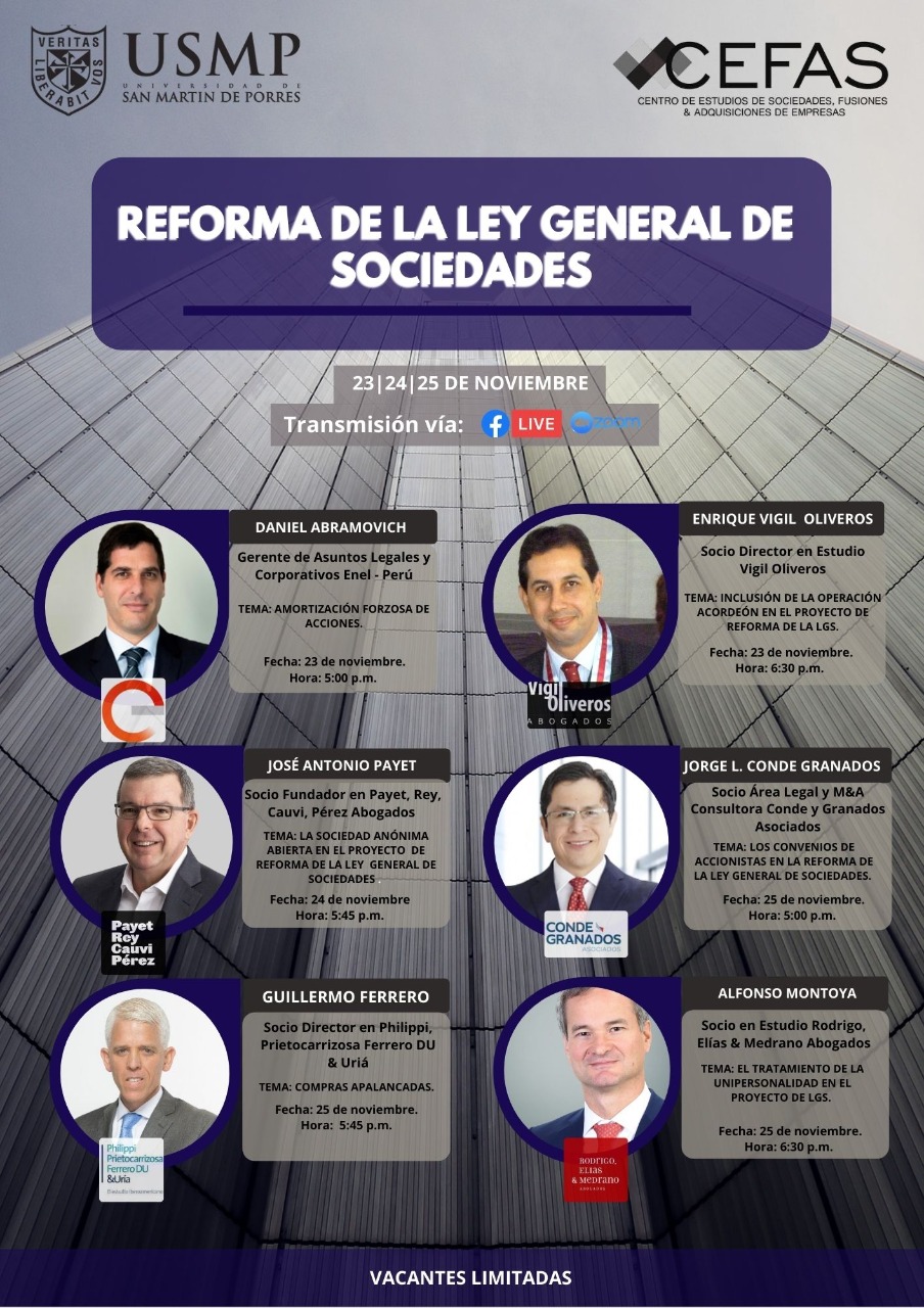 REFORMA DE LA LEY GENERAL DE SOCIEDADES